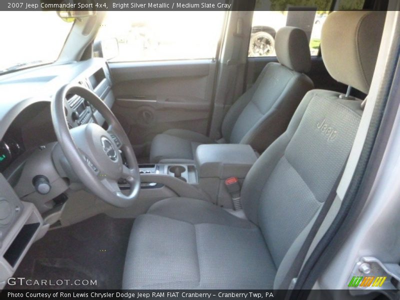 Bright Silver Metallic / Medium Slate Gray 2007 Jeep Commander Sport 4x4
