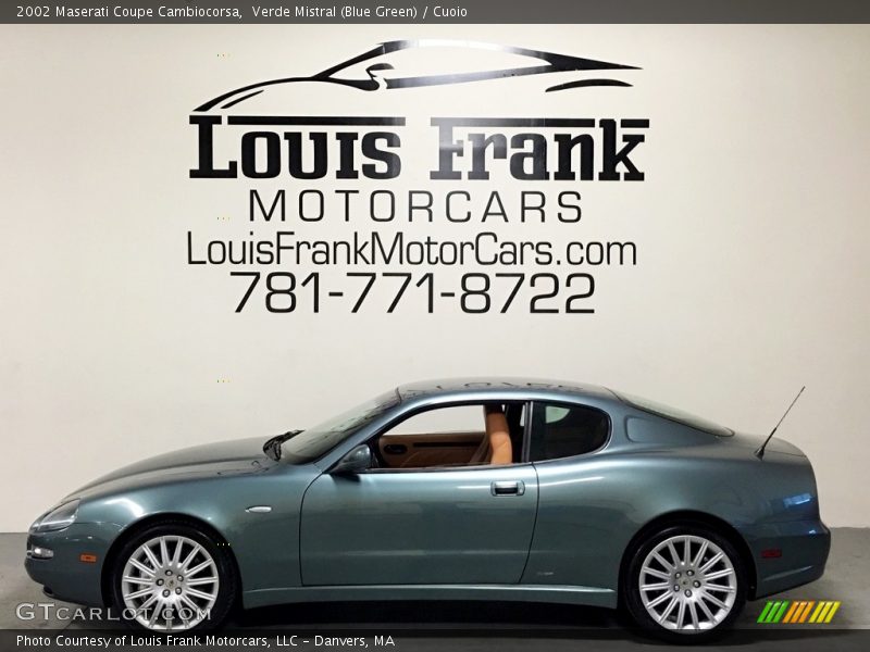 Verde Mistral (Blue Green) / Cuoio 2002 Maserati Coupe Cambiocorsa