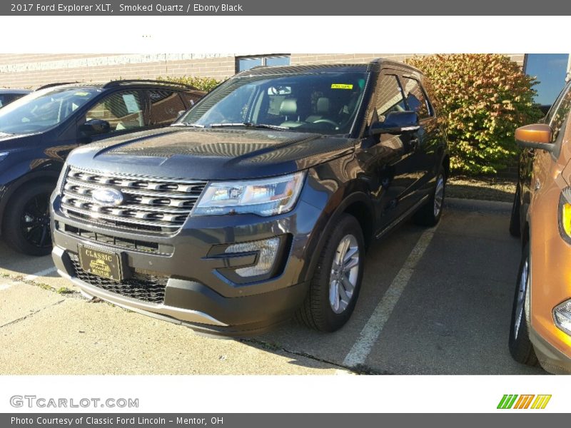 Smoked Quartz / Ebony Black 2017 Ford Explorer XLT