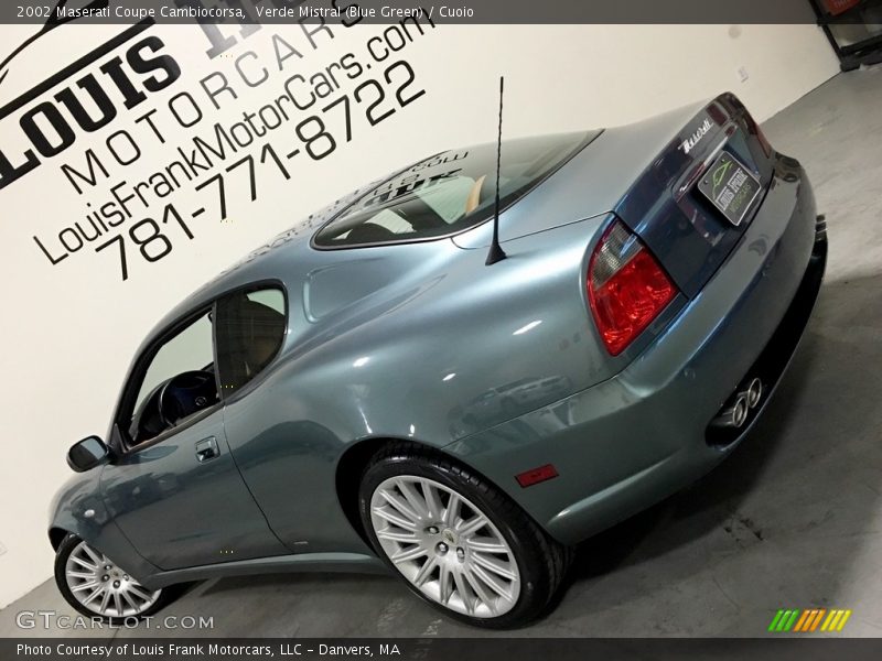Verde Mistral (Blue Green) / Cuoio 2002 Maserati Coupe Cambiocorsa