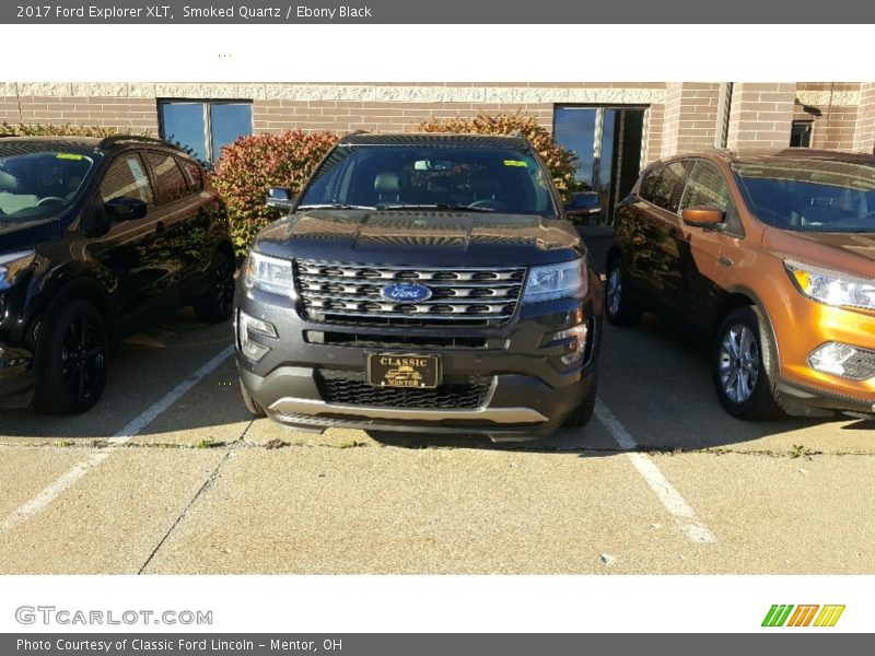 Smoked Quartz / Ebony Black 2017 Ford Explorer XLT