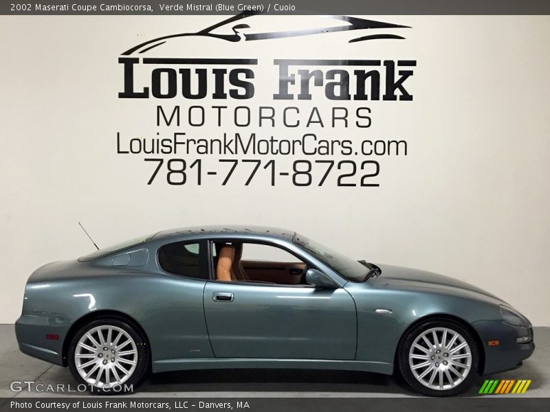 Verde Mistral (Blue Green) / Cuoio 2002 Maserati Coupe Cambiocorsa