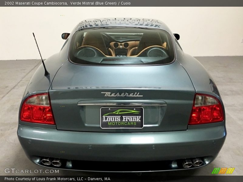 Verde Mistral (Blue Green) / Cuoio 2002 Maserati Coupe Cambiocorsa