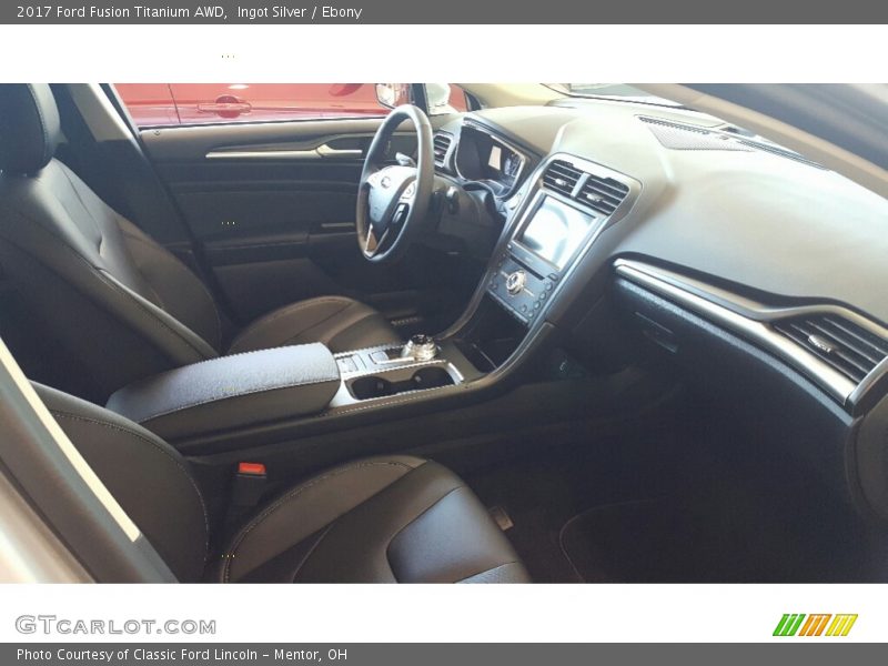 Ingot Silver / Ebony 2017 Ford Fusion Titanium AWD