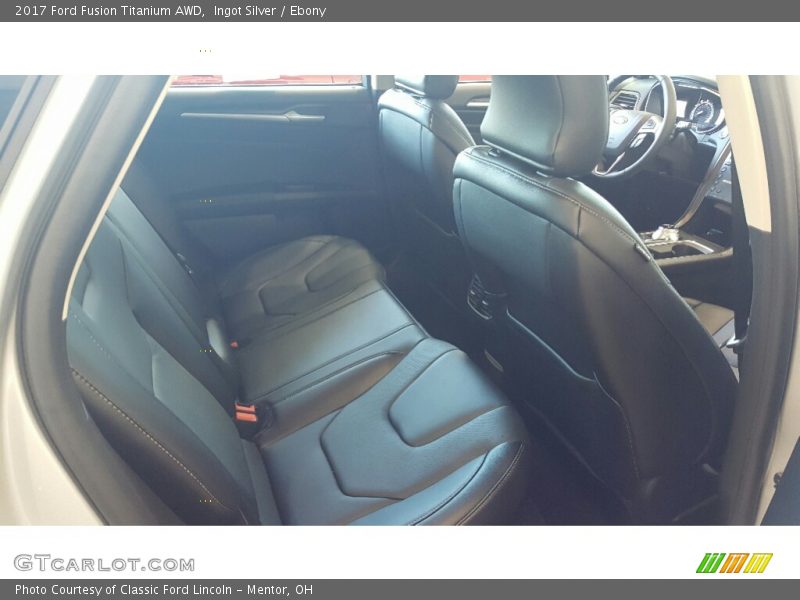 Ingot Silver / Ebony 2017 Ford Fusion Titanium AWD