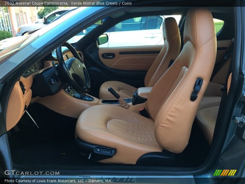 Verde Mistral (Blue Green) / Cuoio 2002 Maserati Coupe Cambiocorsa