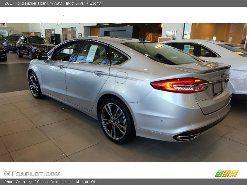 Ingot Silver / Ebony 2017 Ford Fusion Titanium AWD