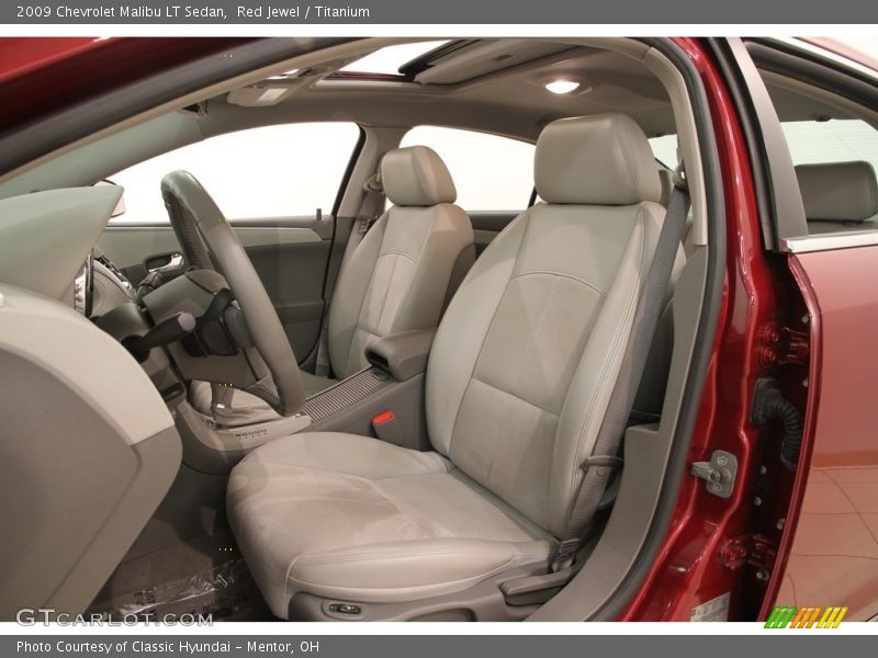 Red Jewel / Titanium 2009 Chevrolet Malibu LT Sedan