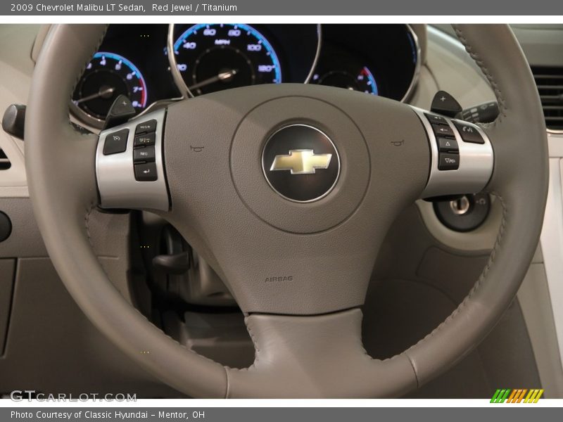 Red Jewel / Titanium 2009 Chevrolet Malibu LT Sedan