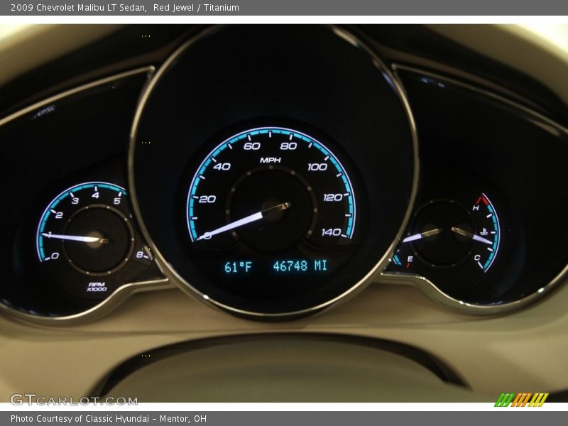 Red Jewel / Titanium 2009 Chevrolet Malibu LT Sedan