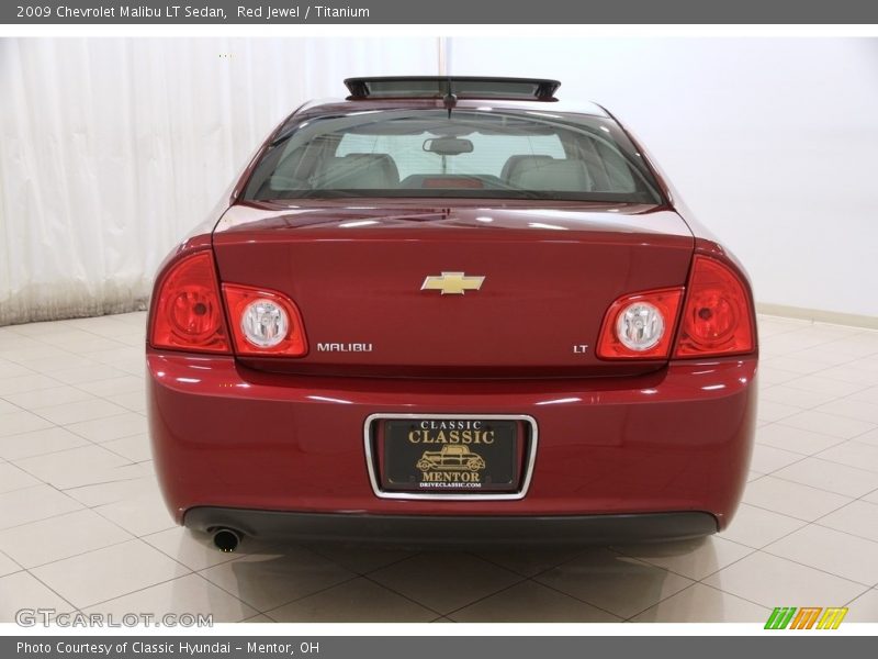 Red Jewel / Titanium 2009 Chevrolet Malibu LT Sedan