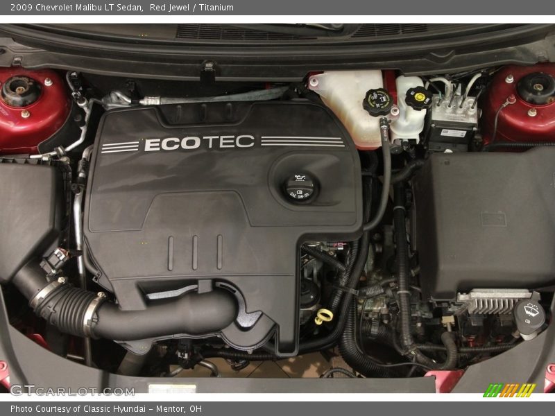 Red Jewel / Titanium 2009 Chevrolet Malibu LT Sedan