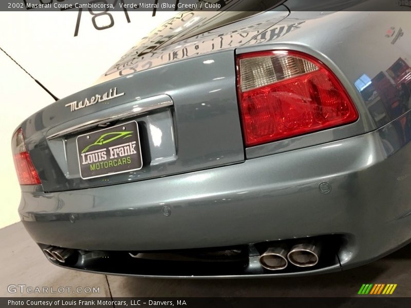 Verde Mistral (Blue Green) / Cuoio 2002 Maserati Coupe Cambiocorsa