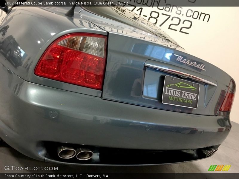 Verde Mistral (Blue Green) / Cuoio 2002 Maserati Coupe Cambiocorsa
