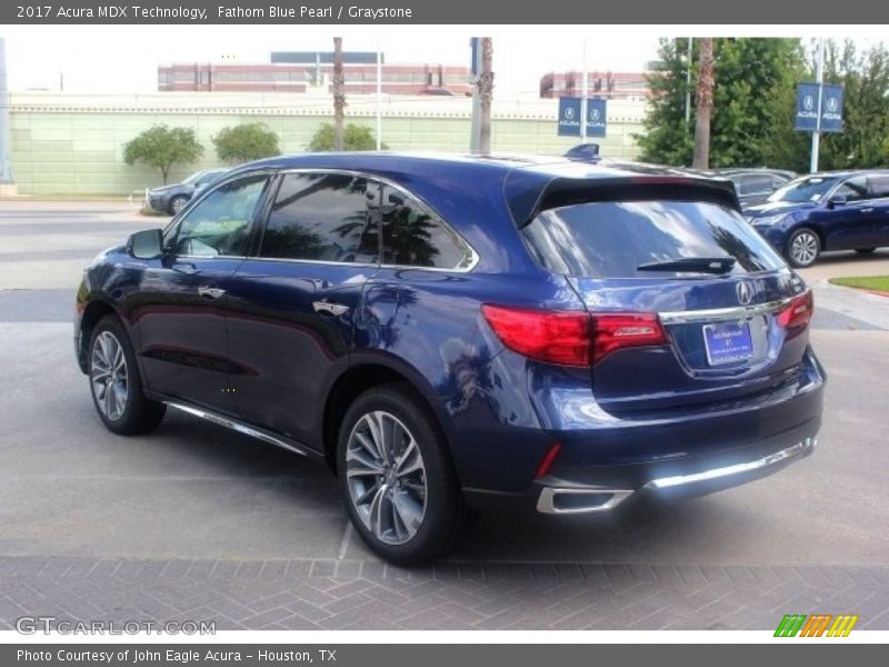 Fathom Blue Pearl / Graystone 2017 Acura MDX Technology