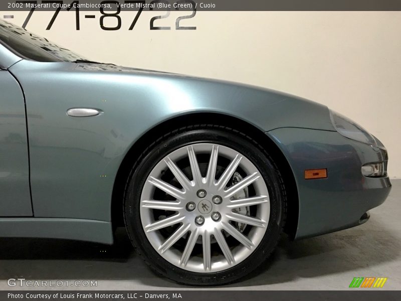 Verde Mistral (Blue Green) / Cuoio 2002 Maserati Coupe Cambiocorsa