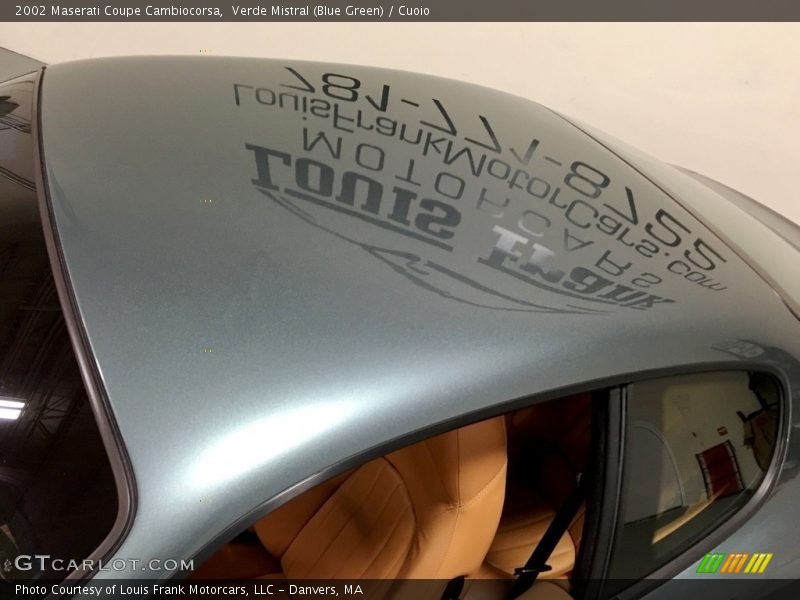 Verde Mistral (Blue Green) / Cuoio 2002 Maserati Coupe Cambiocorsa