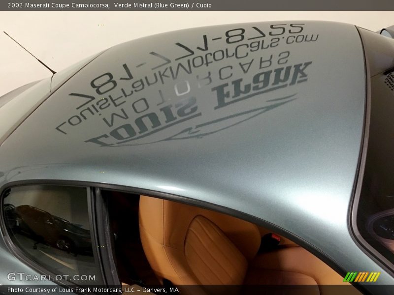 Verde Mistral (Blue Green) / Cuoio 2002 Maserati Coupe Cambiocorsa