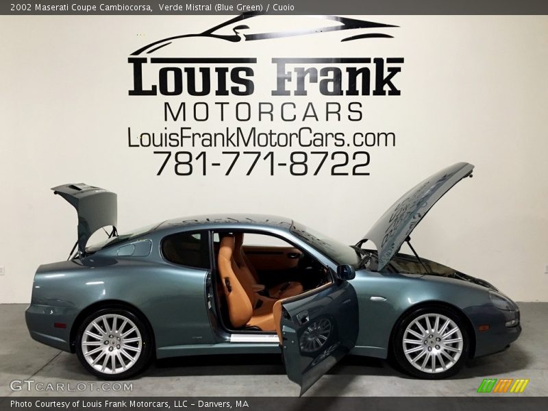 Verde Mistral (Blue Green) / Cuoio 2002 Maserati Coupe Cambiocorsa