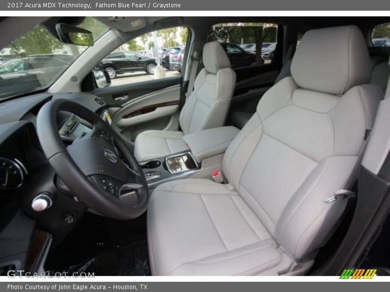 Fathom Blue Pearl / Graystone 2017 Acura MDX Technology