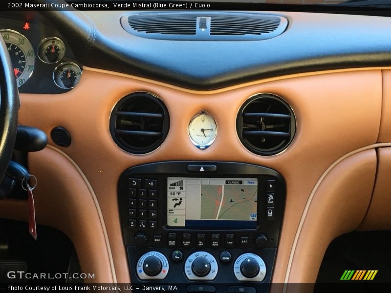 Verde Mistral (Blue Green) / Cuoio 2002 Maserati Coupe Cambiocorsa