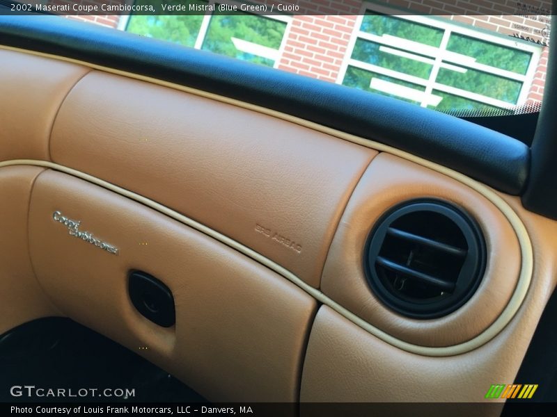 Verde Mistral (Blue Green) / Cuoio 2002 Maserati Coupe Cambiocorsa