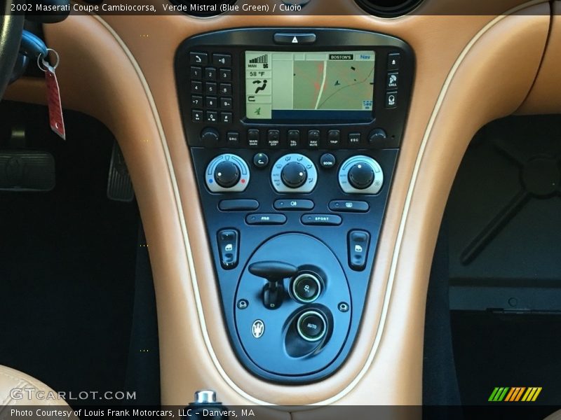 Verde Mistral (Blue Green) / Cuoio 2002 Maserati Coupe Cambiocorsa