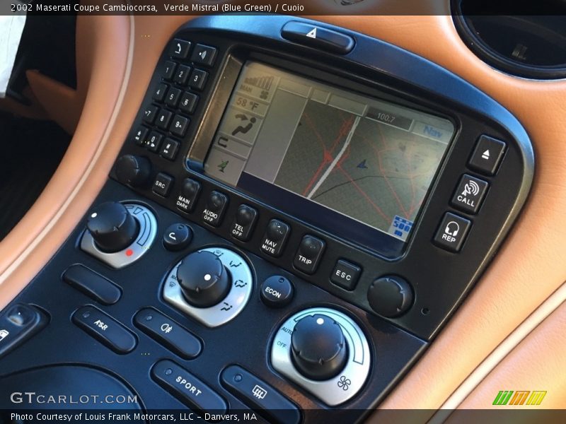 Verde Mistral (Blue Green) / Cuoio 2002 Maserati Coupe Cambiocorsa