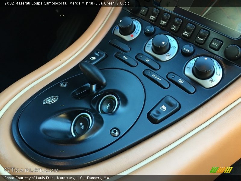 Verde Mistral (Blue Green) / Cuoio 2002 Maserati Coupe Cambiocorsa