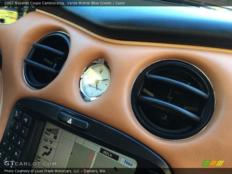 Verde Mistral (Blue Green) / Cuoio 2002 Maserati Coupe Cambiocorsa