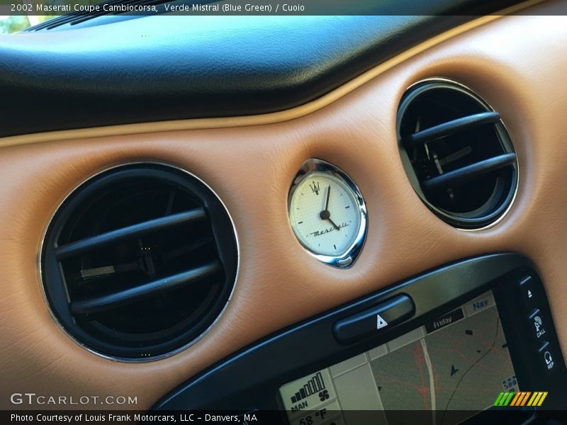 Verde Mistral (Blue Green) / Cuoio 2002 Maserati Coupe Cambiocorsa