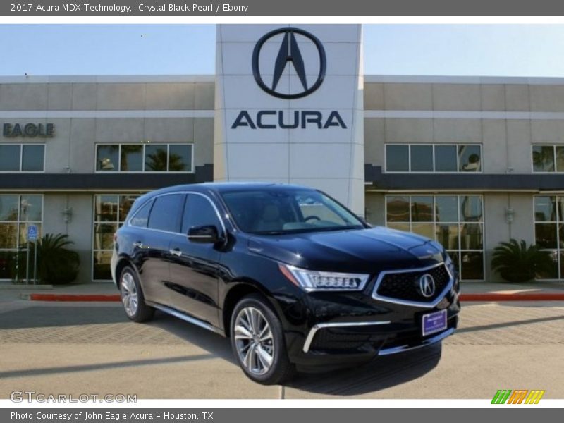 Crystal Black Pearl / Ebony 2017 Acura MDX Technology