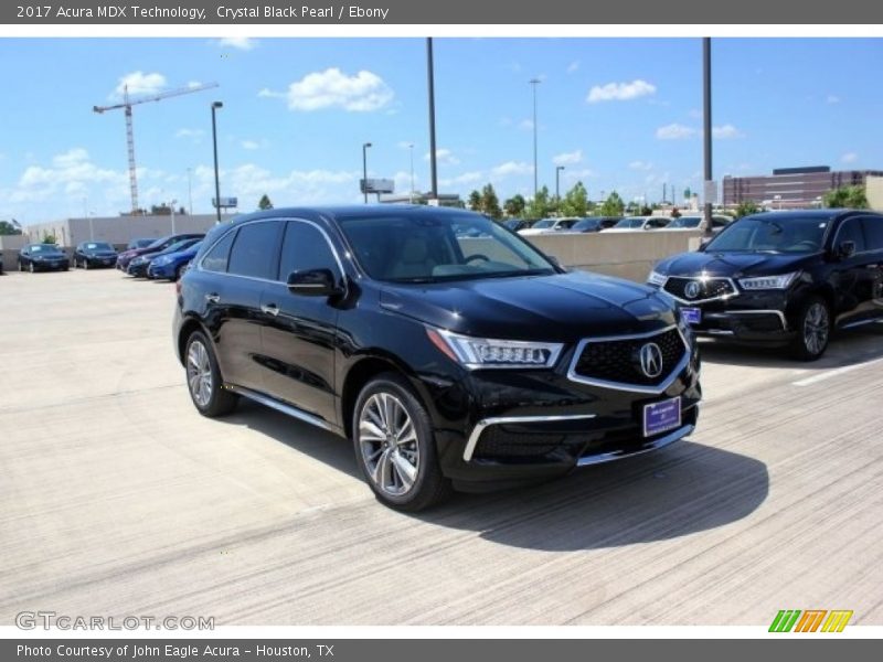 Crystal Black Pearl / Ebony 2017 Acura MDX Technology