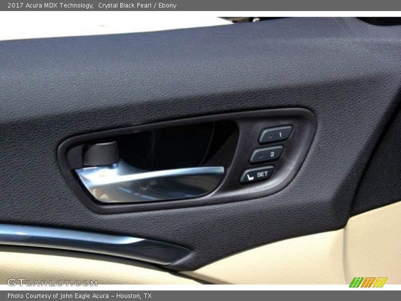 Crystal Black Pearl / Ebony 2017 Acura MDX Technology