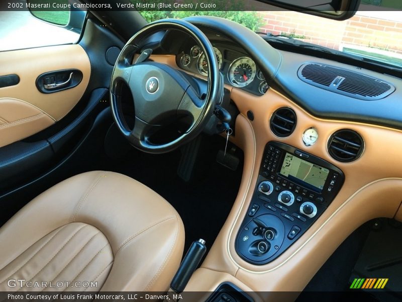 Verde Mistral (Blue Green) / Cuoio 2002 Maserati Coupe Cambiocorsa