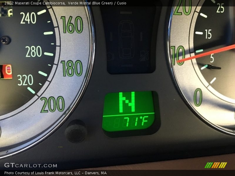 Verde Mistral (Blue Green) / Cuoio 2002 Maserati Coupe Cambiocorsa
