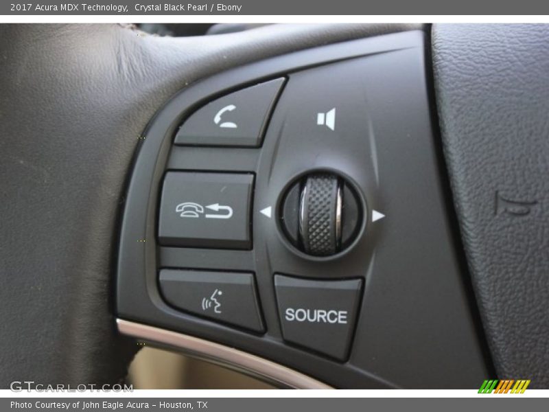 Crystal Black Pearl / Ebony 2017 Acura MDX Technology