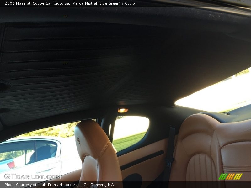 Verde Mistral (Blue Green) / Cuoio 2002 Maserati Coupe Cambiocorsa