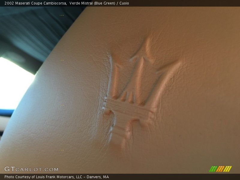 Verde Mistral (Blue Green) / Cuoio 2002 Maserati Coupe Cambiocorsa