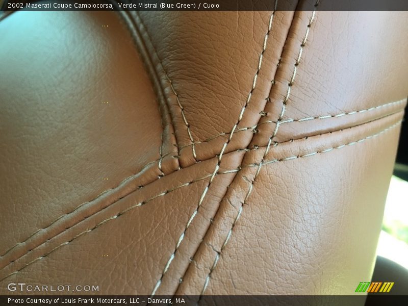 Verde Mistral (Blue Green) / Cuoio 2002 Maserati Coupe Cambiocorsa