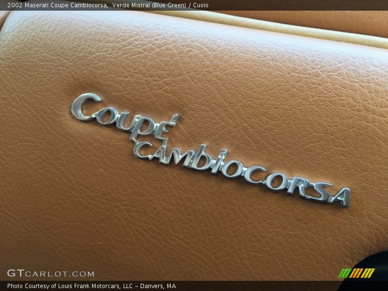 Verde Mistral (Blue Green) / Cuoio 2002 Maserati Coupe Cambiocorsa
