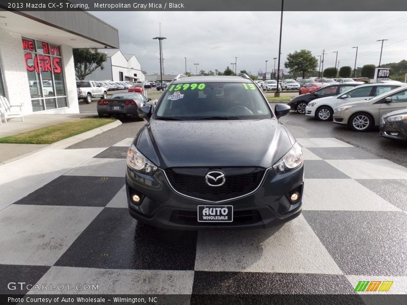 Metropolitan Gray Mica / Black 2013 Mazda CX-5 Touring