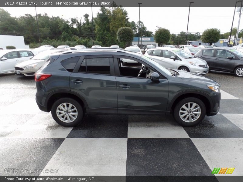 Metropolitan Gray Mica / Black 2013 Mazda CX-5 Touring
