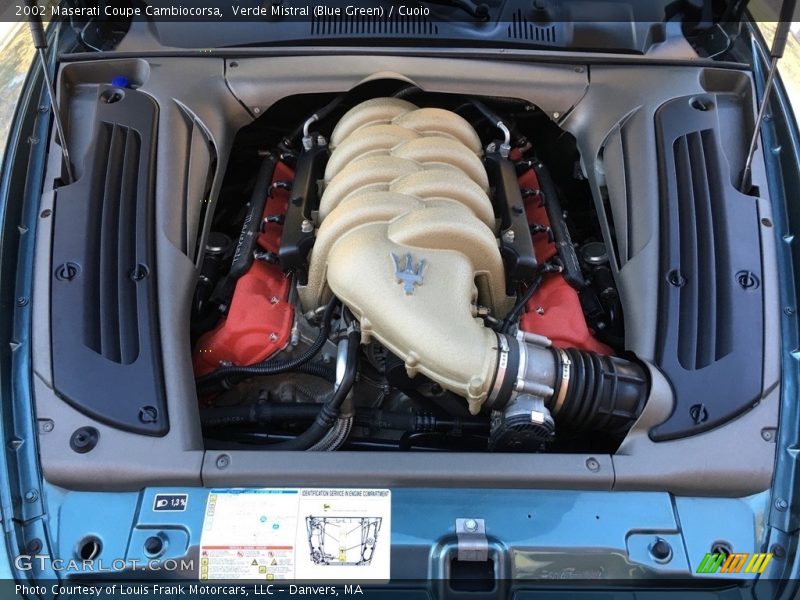 Verde Mistral (Blue Green) / Cuoio 2002 Maserati Coupe Cambiocorsa