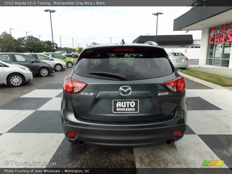 Metropolitan Gray Mica / Black 2013 Mazda CX-5 Touring