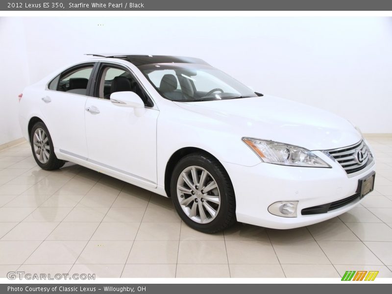 Starfire White Pearl / Black 2012 Lexus ES 350