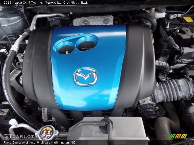 Metropolitan Gray Mica / Black 2013 Mazda CX-5 Touring