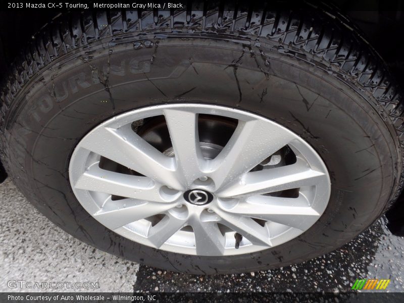 Metropolitan Gray Mica / Black 2013 Mazda CX-5 Touring