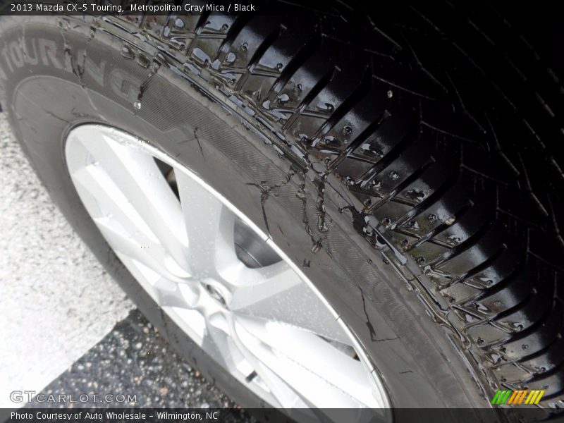 Metropolitan Gray Mica / Black 2013 Mazda CX-5 Touring