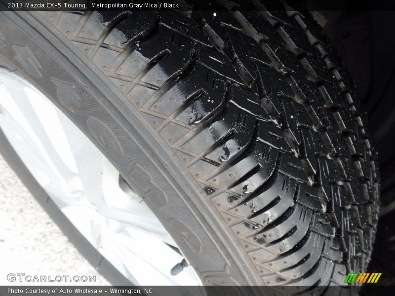 Metropolitan Gray Mica / Black 2013 Mazda CX-5 Touring